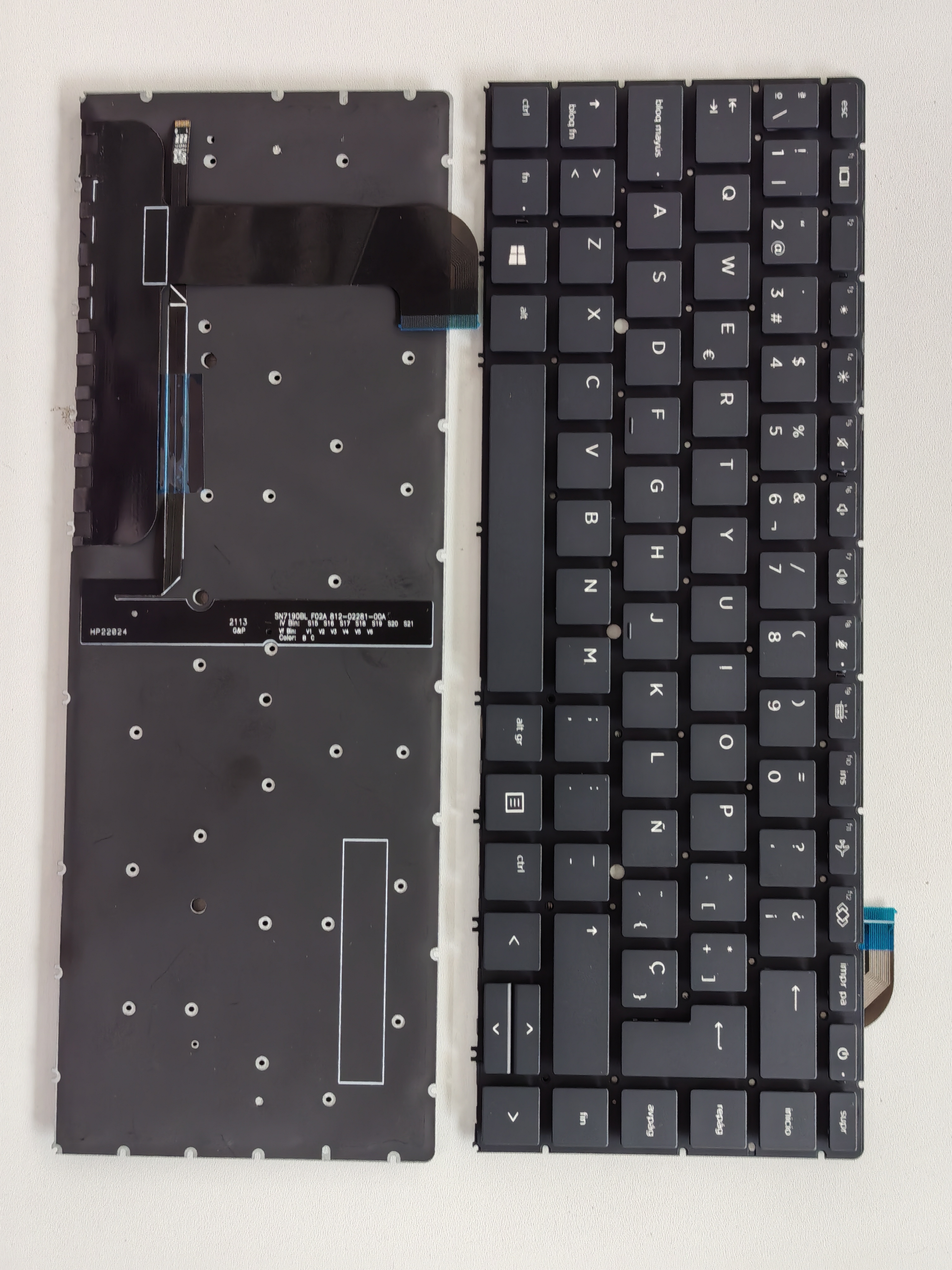 Picture of New Replacement Laptop Keyboard For HP ZBOOK STUDIO G7 BLACK Backlit (OEM) SP Layout